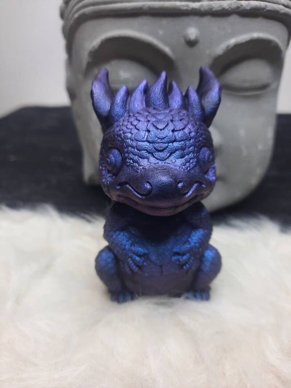 dragon bleu-violet
