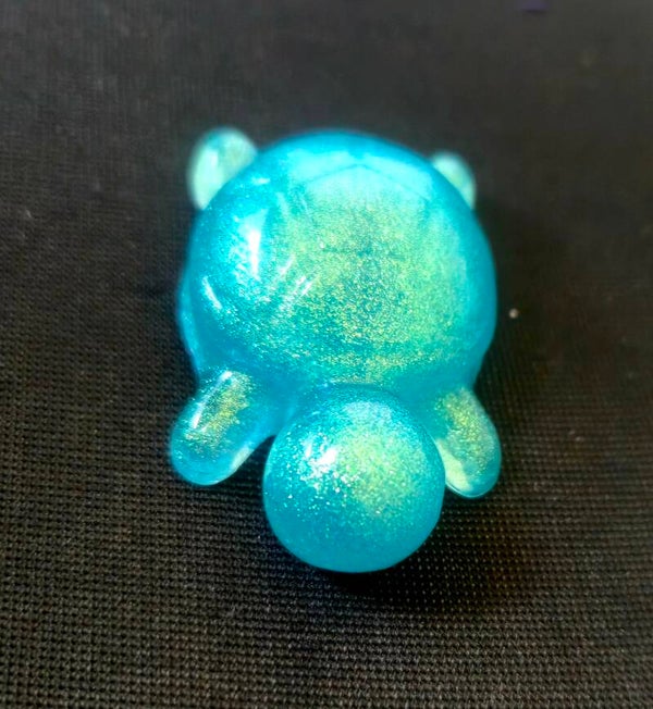 petite tortue bleu lagon