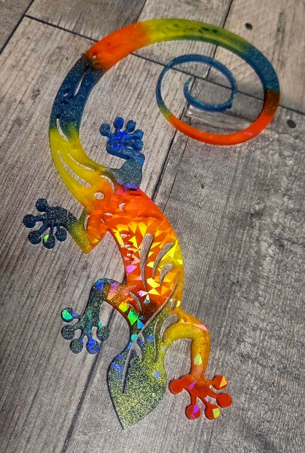 Lézard holographique J/O/B/V