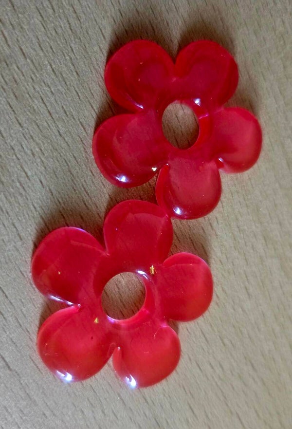 Pampilles rose/ rouge