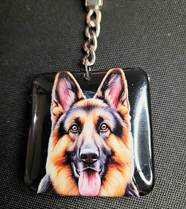 Porte-clés berger allemand