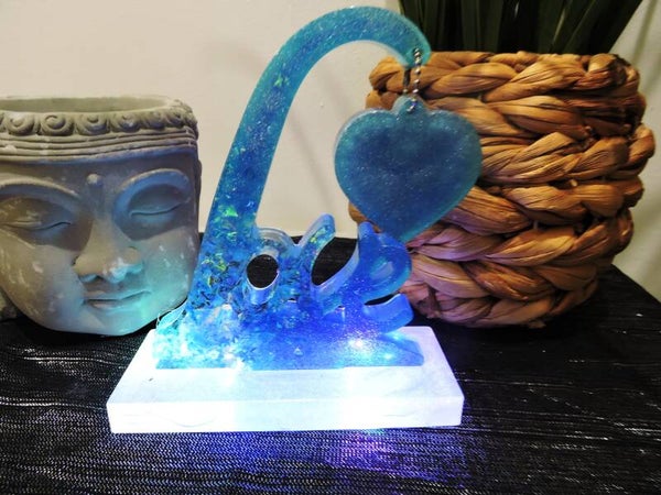 Décoration Love avec guirlande LED