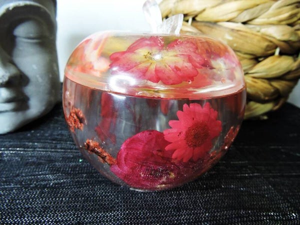 boite pomme fleurie ( PRIX REDUIT )