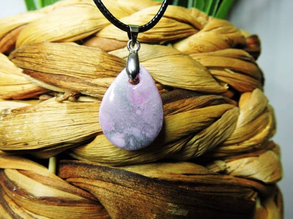 collier rose pâle/argent