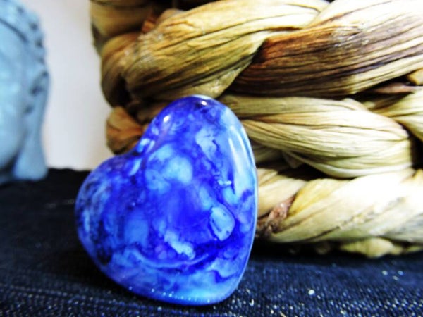 magnet coeur bleu