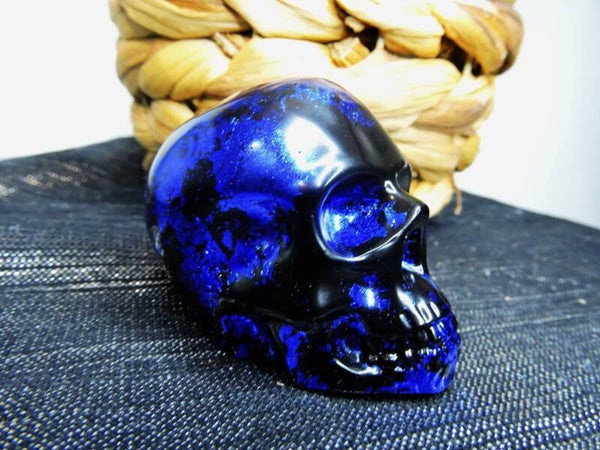 skull/crane moyen modèle noir et bleu