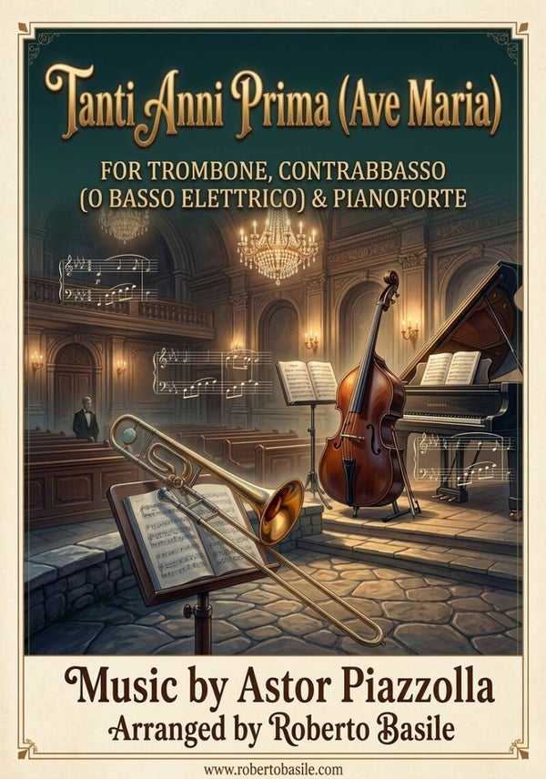 Tanti Anni Prima (for Trombone, Contrabbasso & Pianoforte) - Astor Piazzolla
