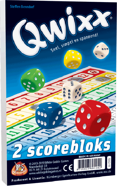 Qwixx Scoreblok (2 stuks)