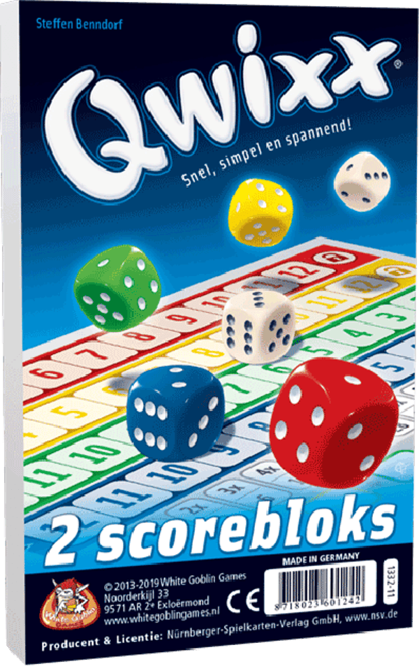 Qwixx Scoreblok (2 stuks)