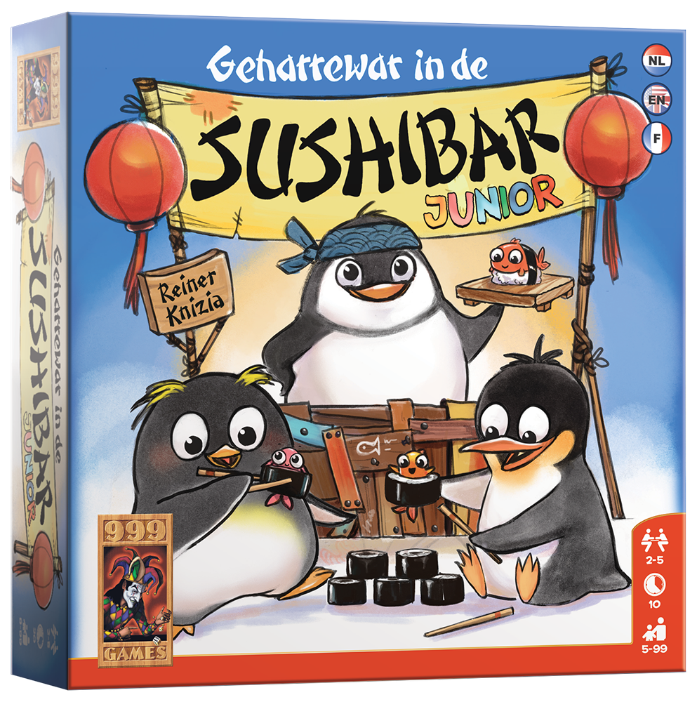 Geharrewar in de Sushibar Junior - Dobbelspel