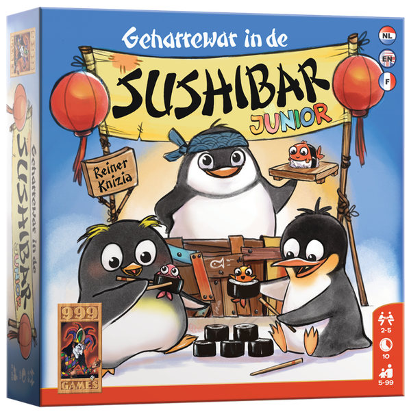 Geharrewar in de Sushibar Junior - Dobbelspel