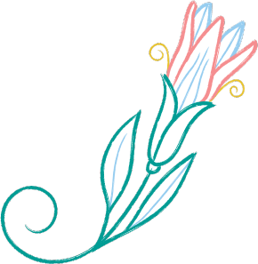 Reflected flowers like prolapse flowers, to show the association of pessaries for prolapse management