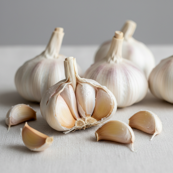 Large garlic bulbs