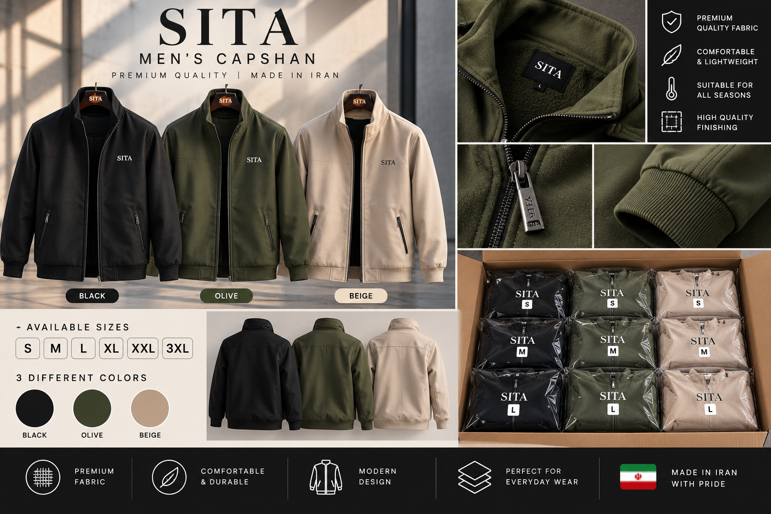 SITA – Premium Men's Jacket Collection