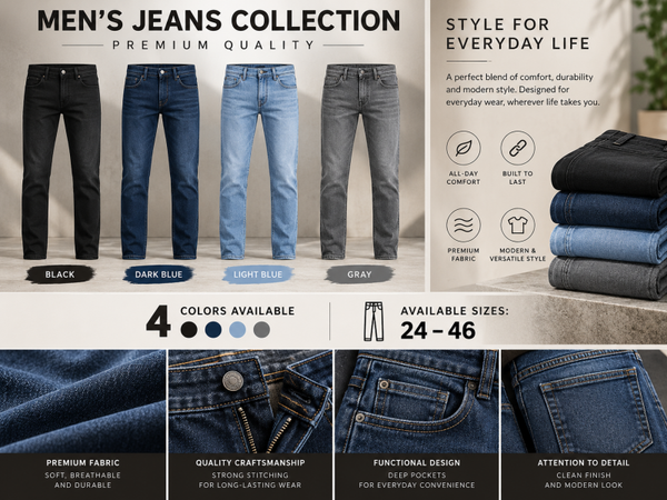 Premium Men's Jeans Collection