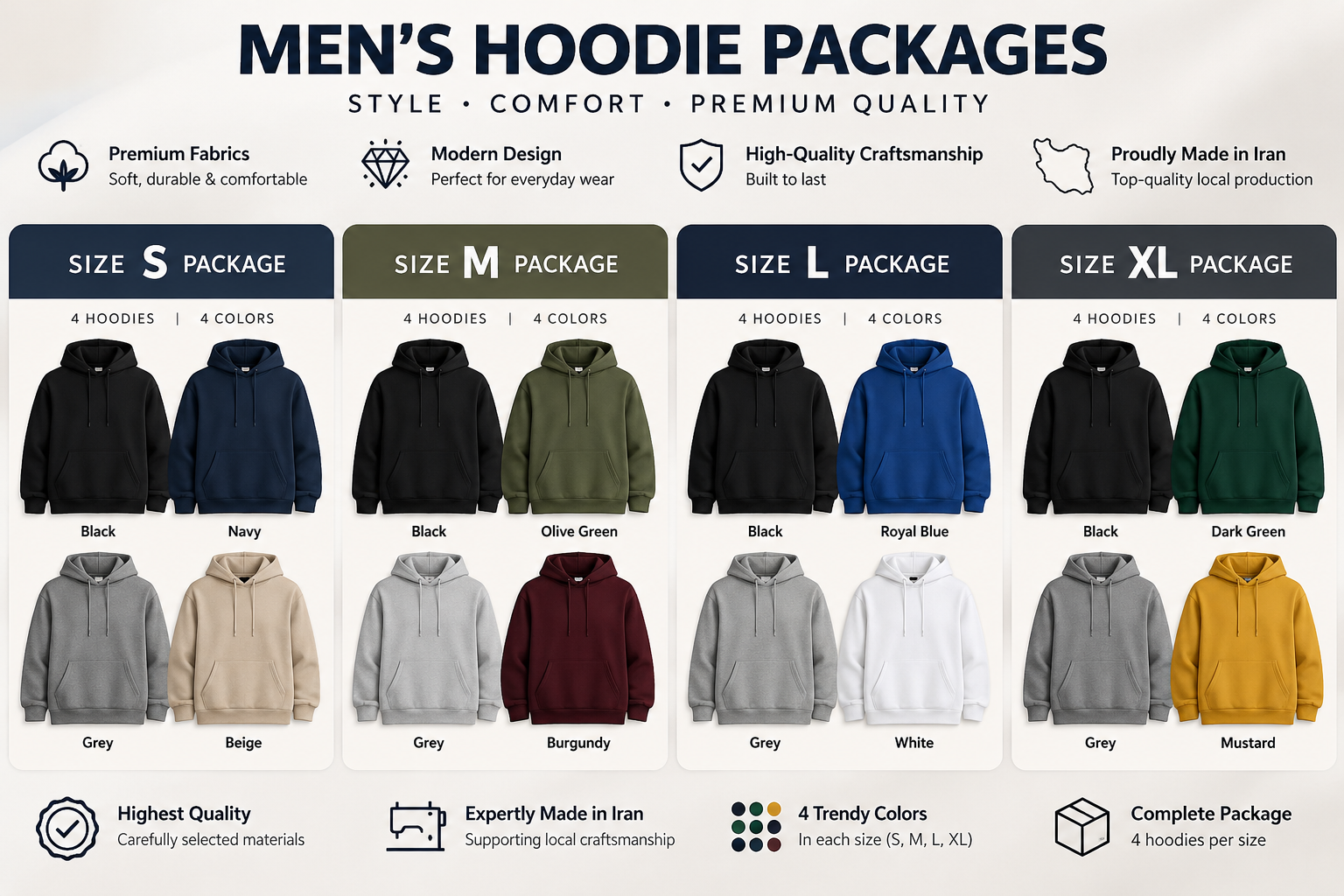Premium Men's Hoodie Collection – SITA