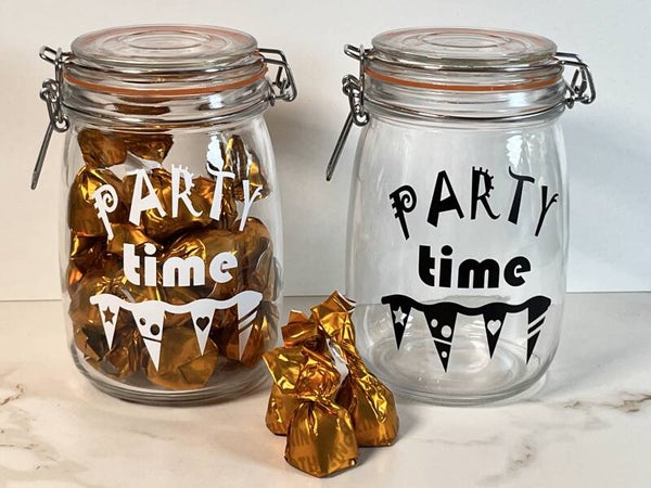 Snoeppot "Party time"