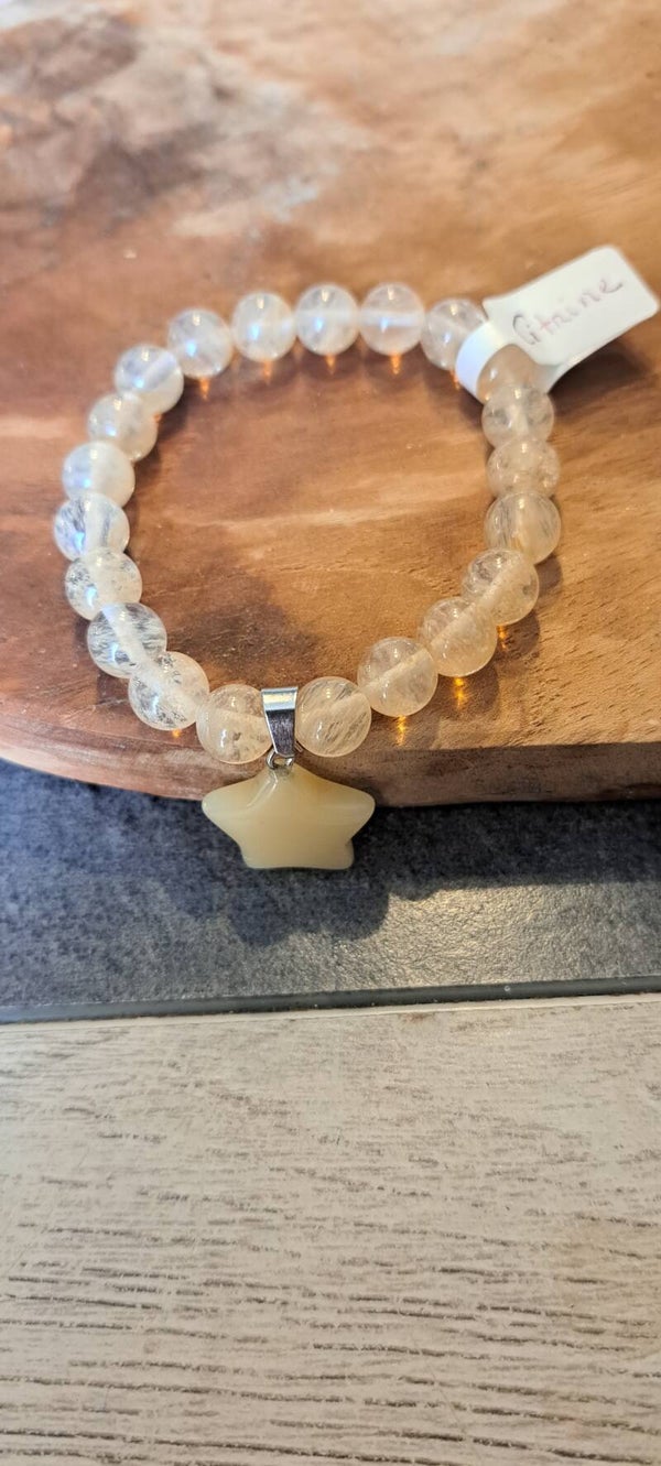 Bracelet en pierre de CITRINE