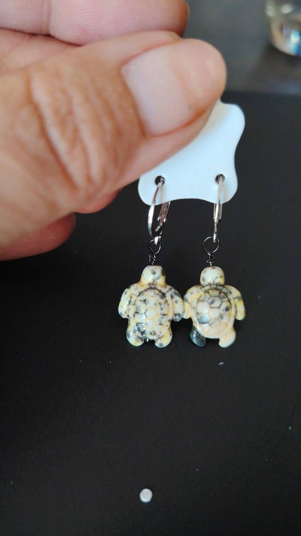 Boucles d'oreilles Tortue