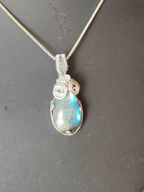 Collier en Labradorite