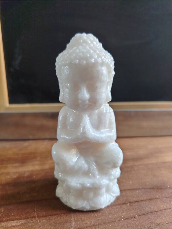 BOUDDHA Calcite Blanc