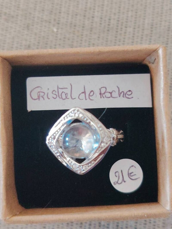 Bague réglable Cristal de Roche