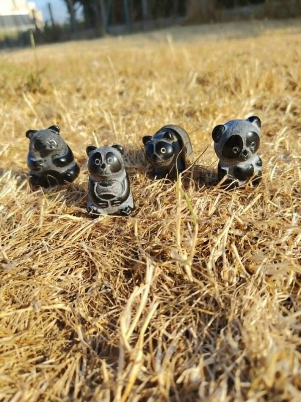 Pandas en Obsidienne