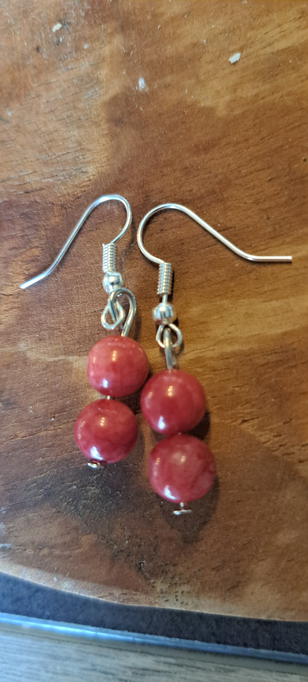 Boucles d'oreilles en QUARTZ CRAQUELÉ