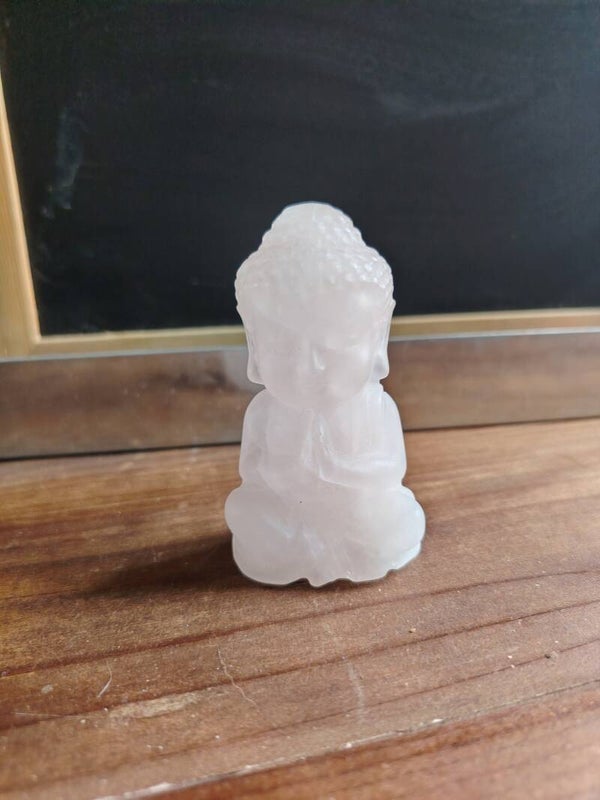 BOUDDHA en Quartz Rose
