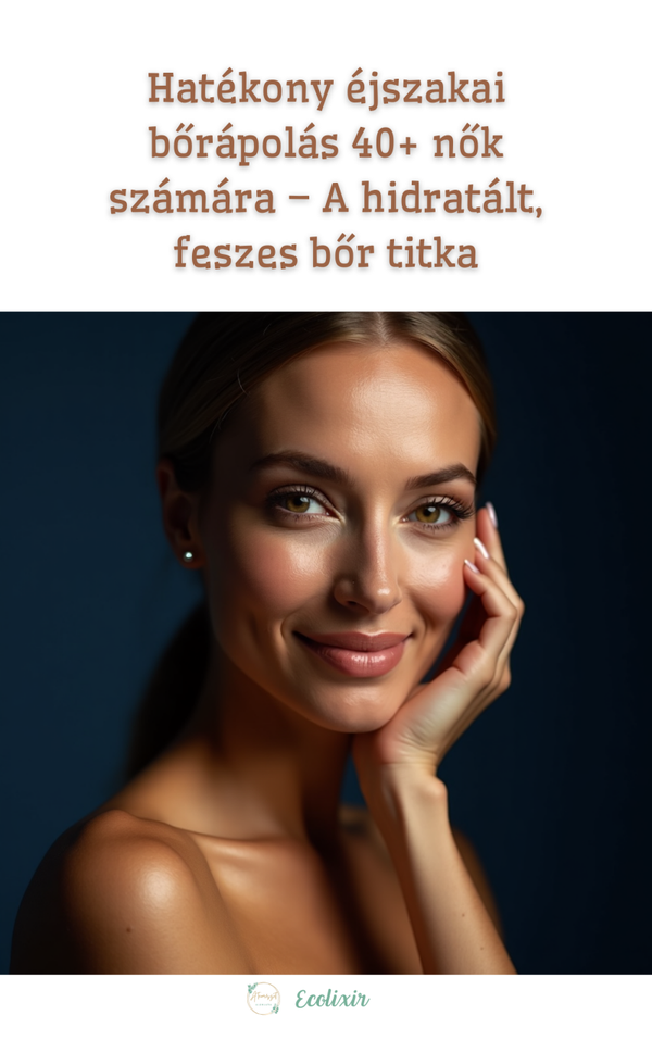 Hatékony éjszakai bőrápolás 40+ nők számára