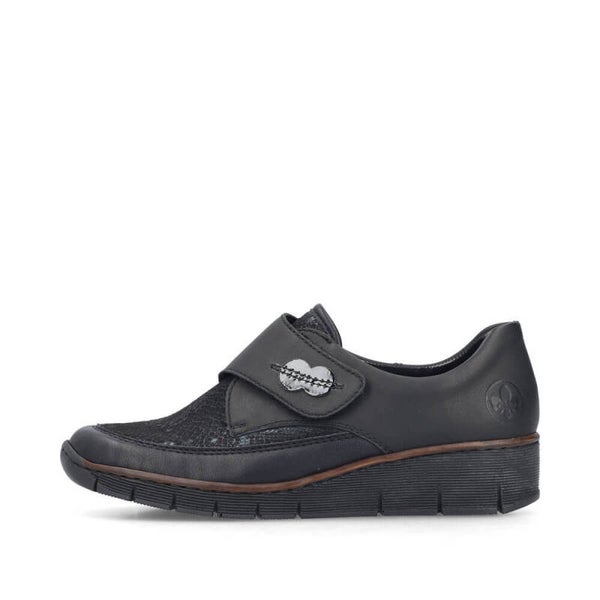 Rieker Comfortschoen Lugano blauw