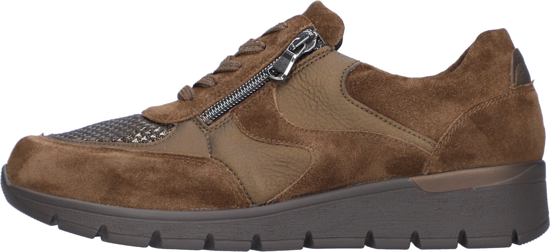 damessneaker waldlaufer Ramona Rea Posterstretch wood nuba khaki