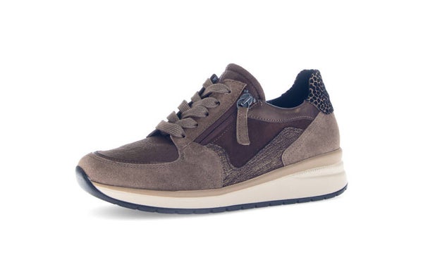damessneaker Gabor Paola El/Velour k, Espresso/kupfer K