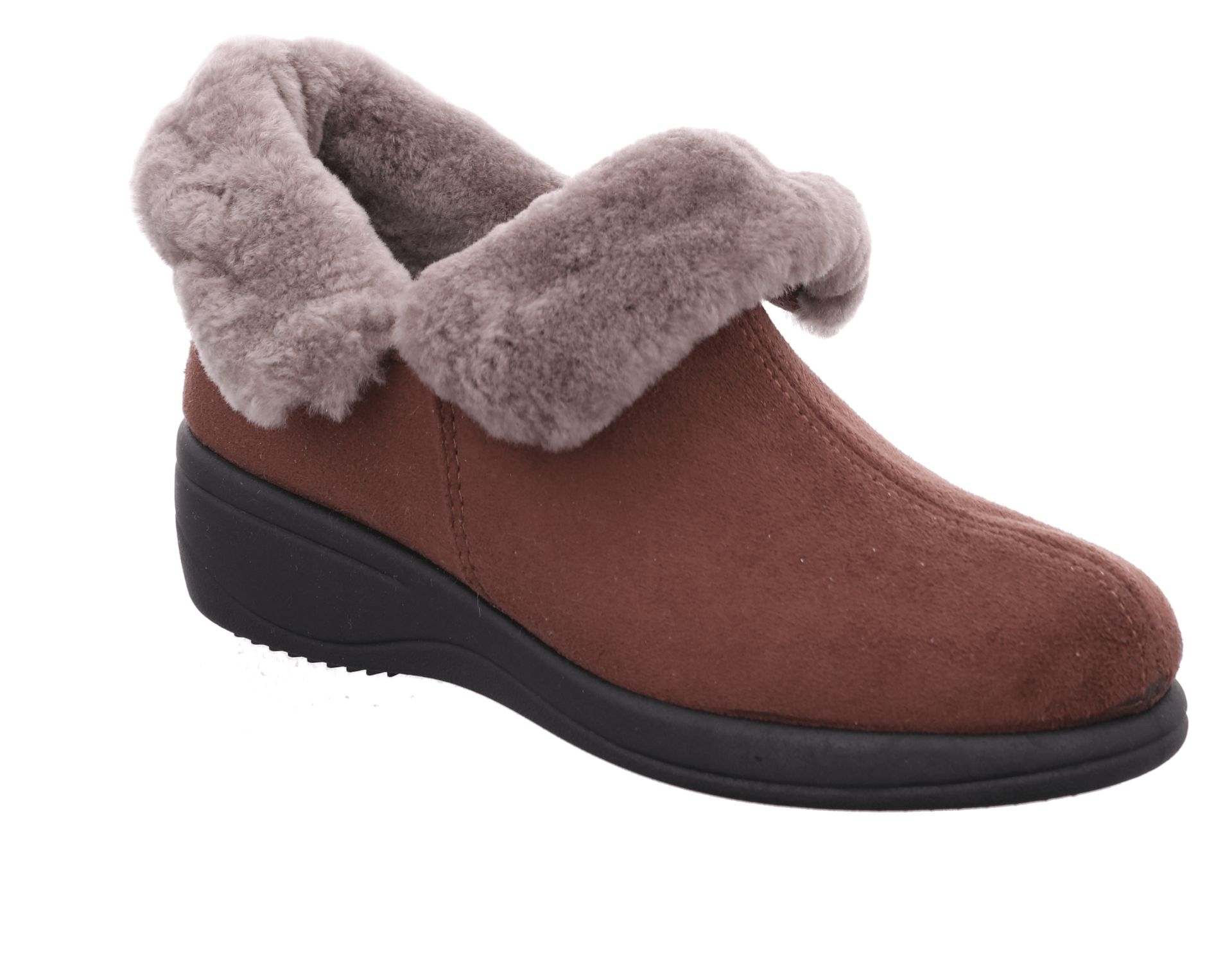 Damespantoffel Rohde bruin