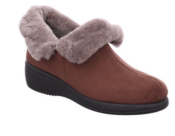 Damespantoffel Rohde bruin