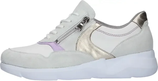 damessneaker Waldläufer Poncho Chic latte snow lavendel K-breedte