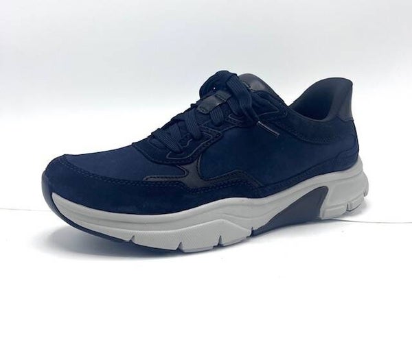 Rollingsoft Heren Slip-in Dreamvelour/nubuck dk bleu