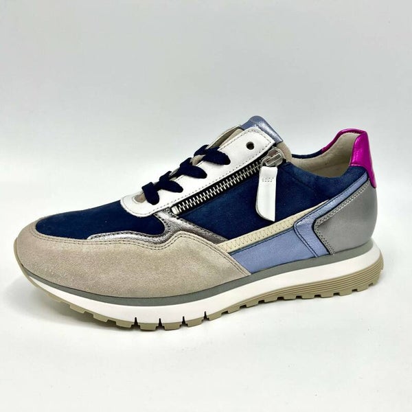 Sneaker Gabor Samt/Metal/Nappa river/Neve/fuxia