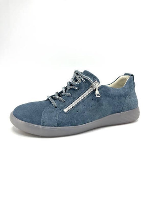 waldlaufer sneaker denim silber