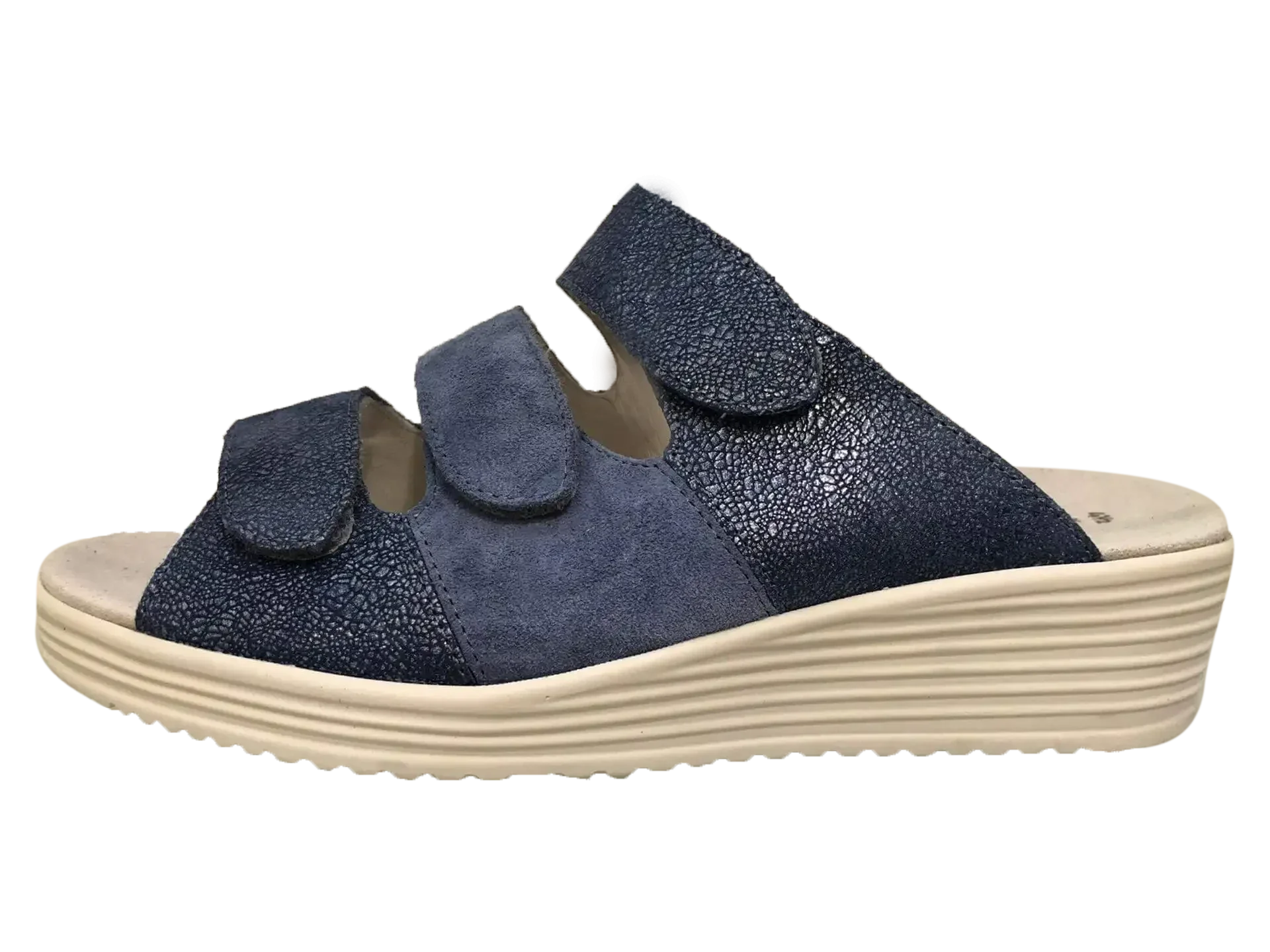 Instapper kirsten blauw serenity velour solidus