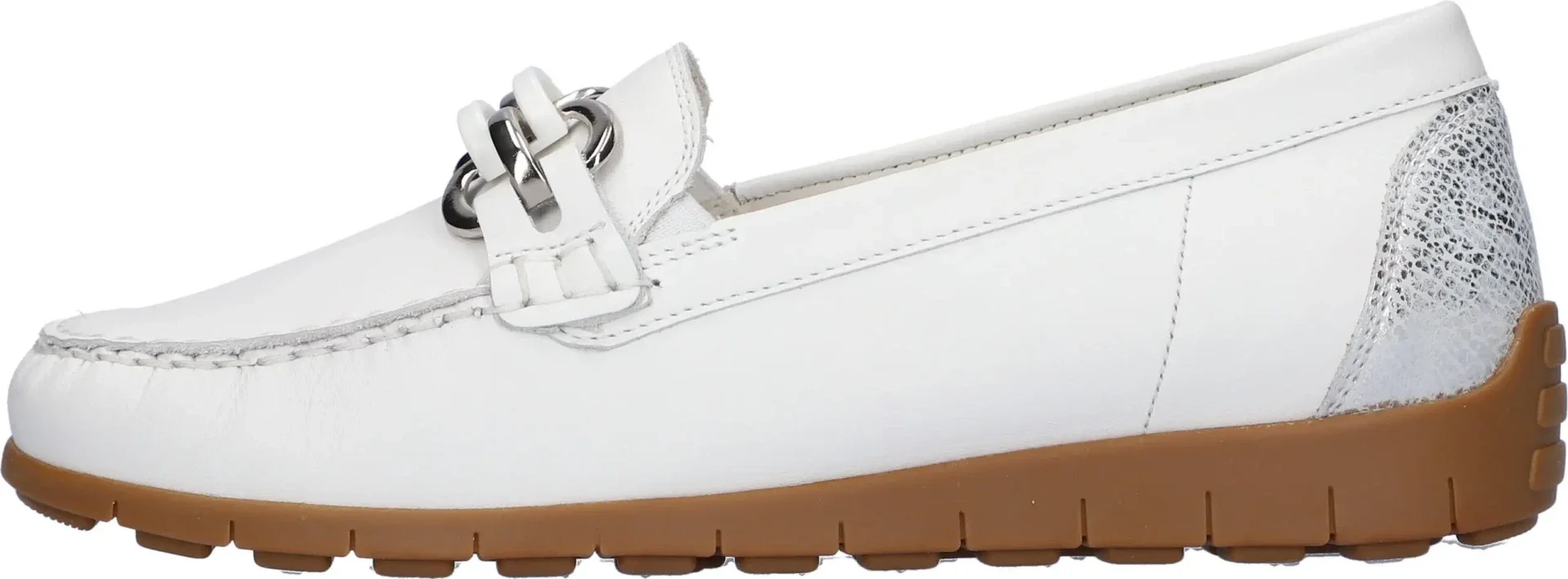 mocassin Waldläufer Funky snow weiss wit H-breedte