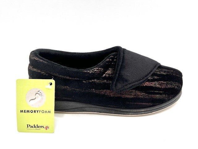 Padders pantoffel Hug black
