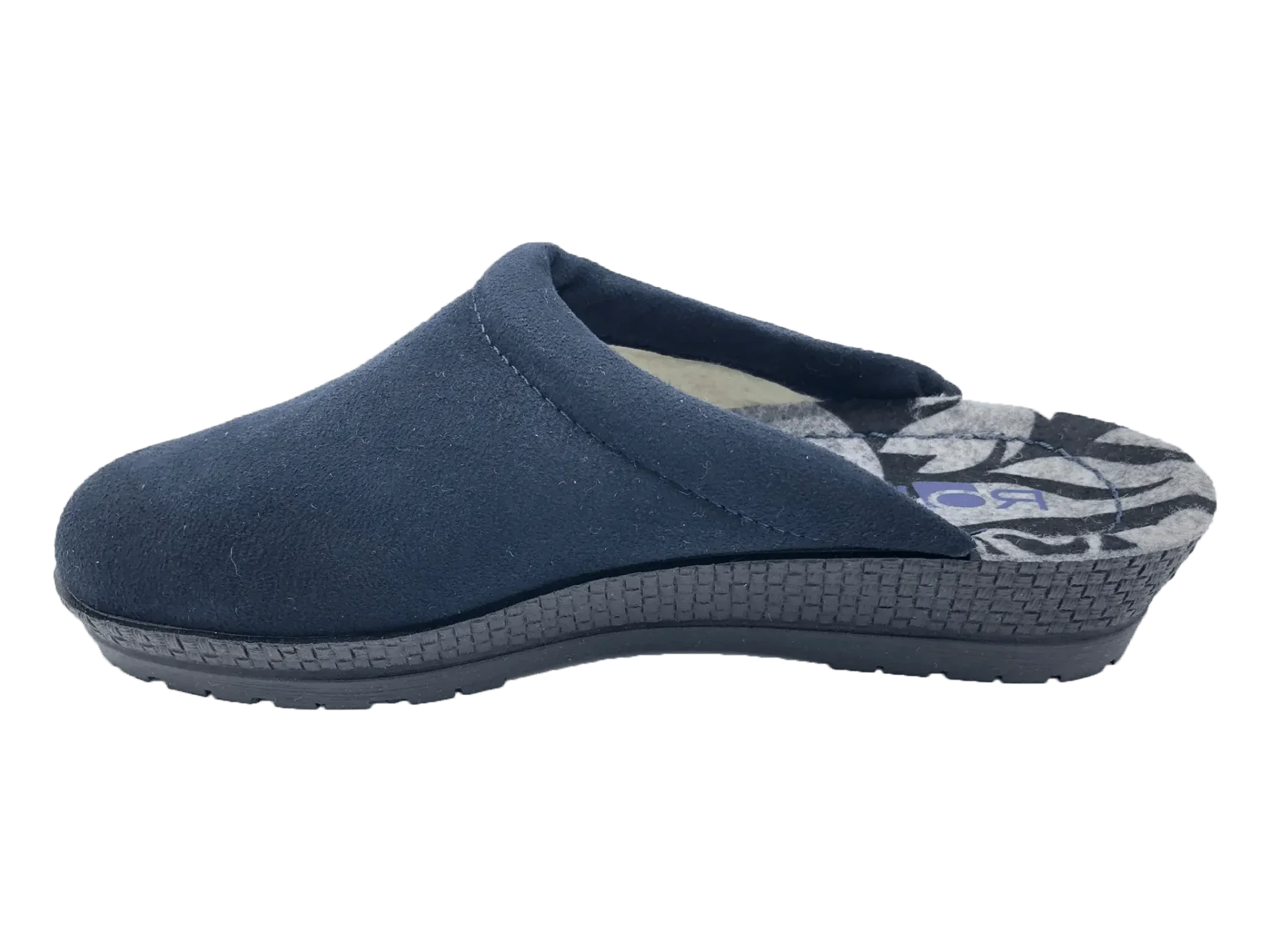 Rohde-pantoffel Blue /red of black instapper