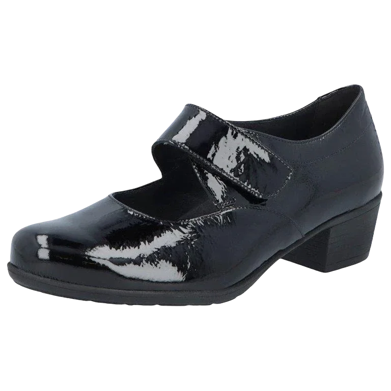 Solidus Kerry perllack schwarz zwart pump K