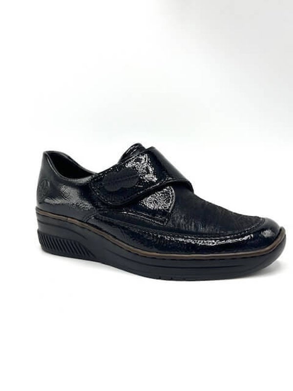 comfortschoenen Rieker Lagro/Scubadeira/crashlack/namur. black
