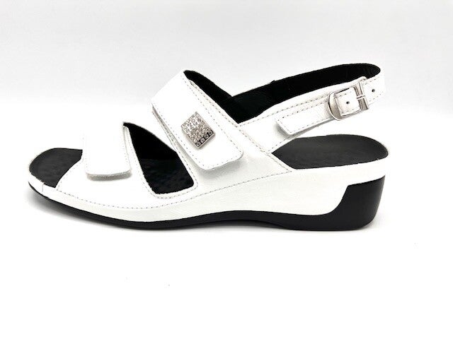 Vital sandaal wit : Tina naplak weiss
