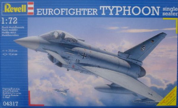 Eurofighter Typhoon single seater 1/72 Revell