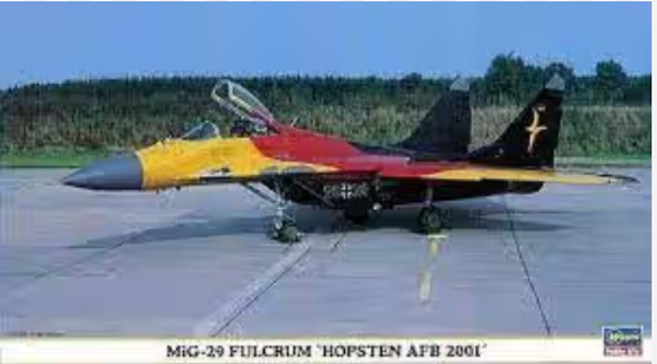 Mig-29 Fulcrum Hopsten AFB 2001  1/'72 Hasegawa