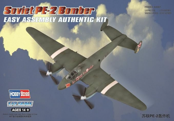 Soviet PE-2 Bomber 1/72 HobbyBoss