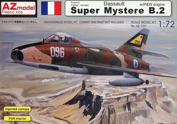 Super Mystere B.2 1/72 AZmodels